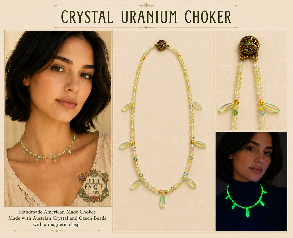 Crystal Uranium Choker 17"